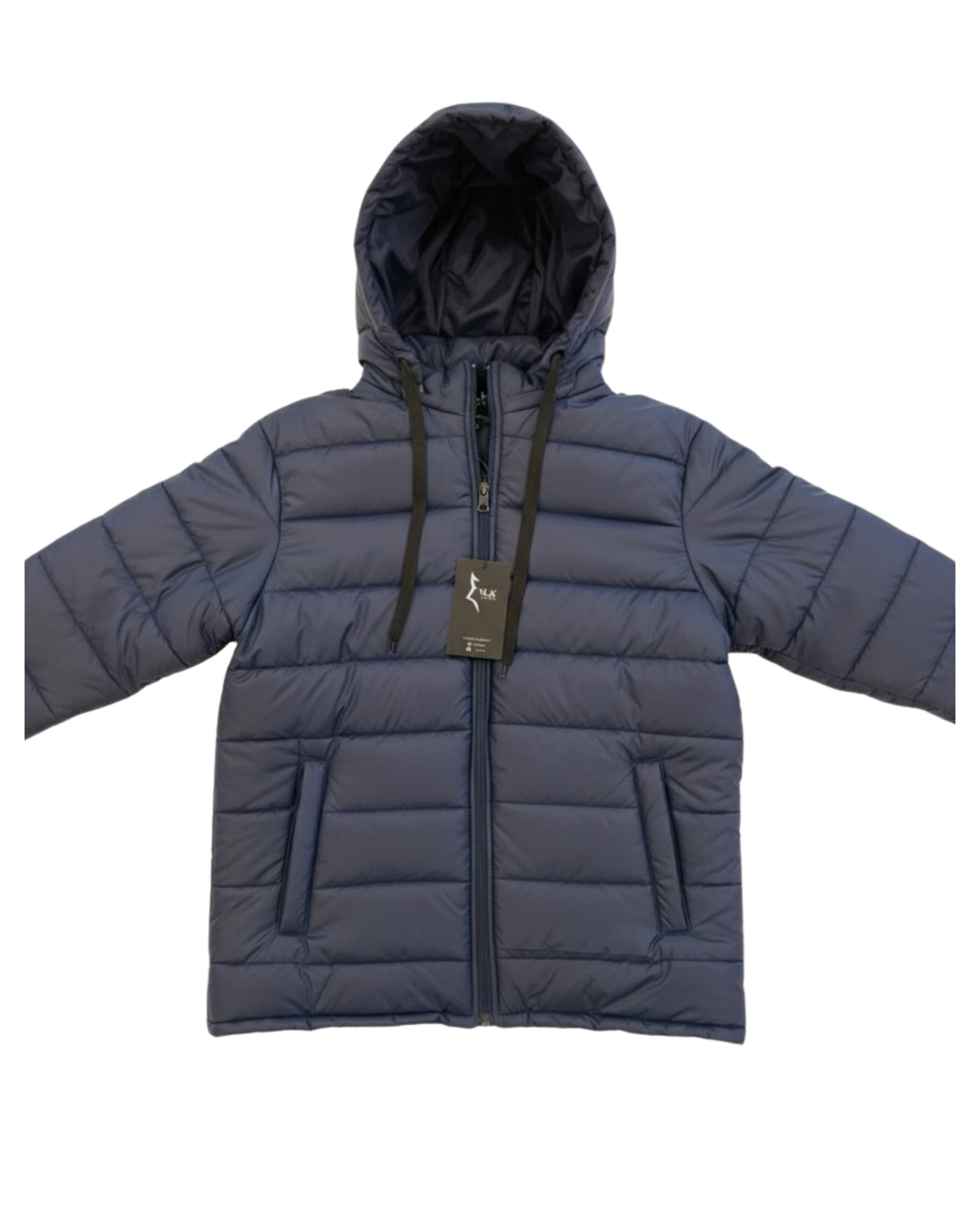 AURA-LUXE MATTE PUFFER NAVY