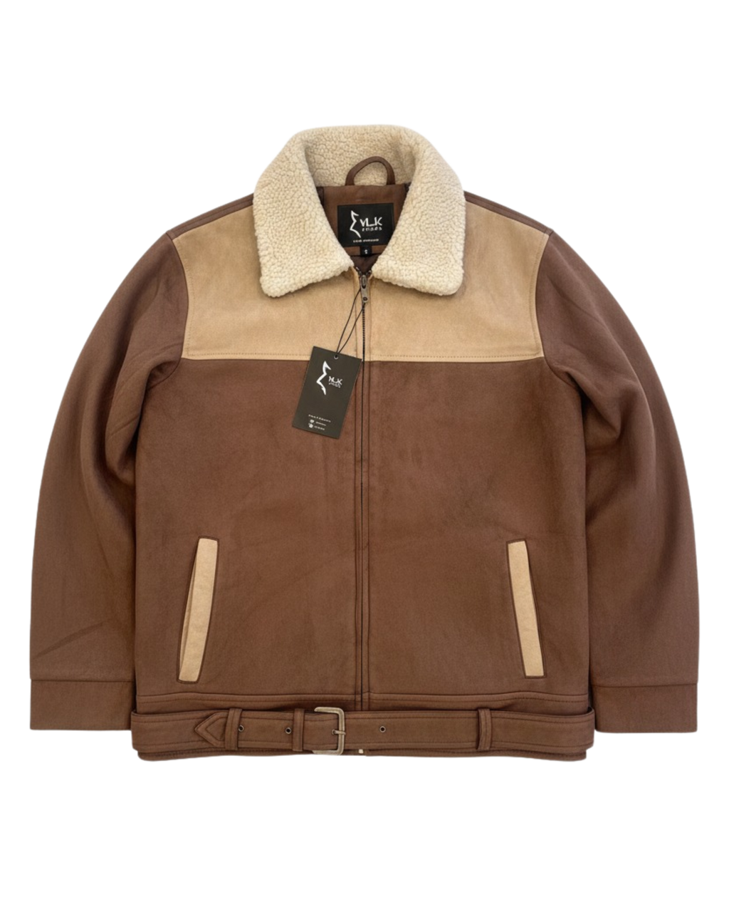 VLK Signature Two-Tone Sherpa Aviator Jacket