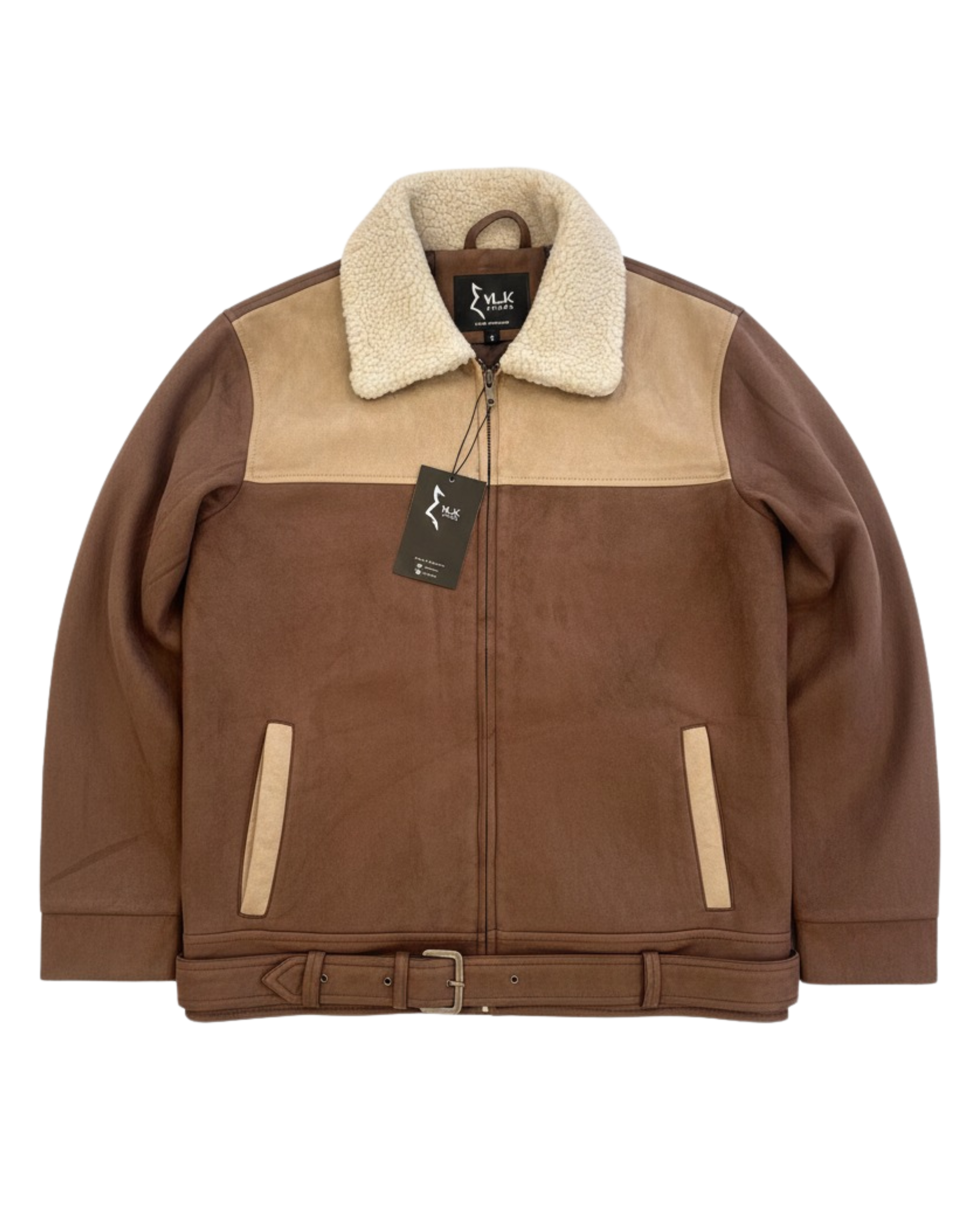 VLK Signature Two-Tone Sherpa Aviator Jacket