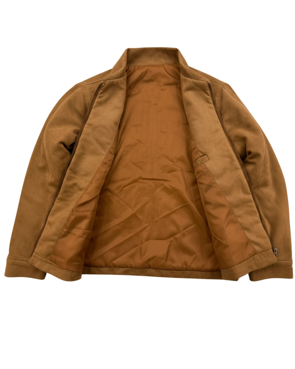 VLK Classic Tan Suede Overshirt Jacket