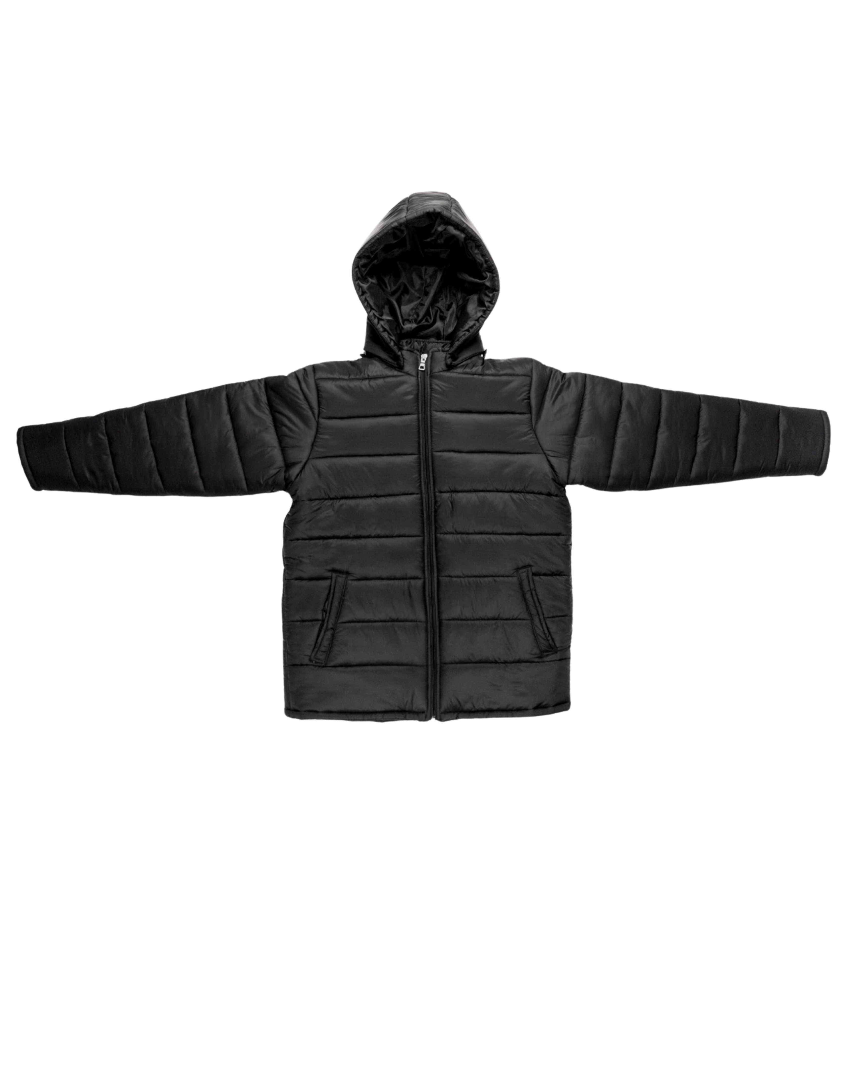 AURA-LUXE MATTE PUFFER BLACK