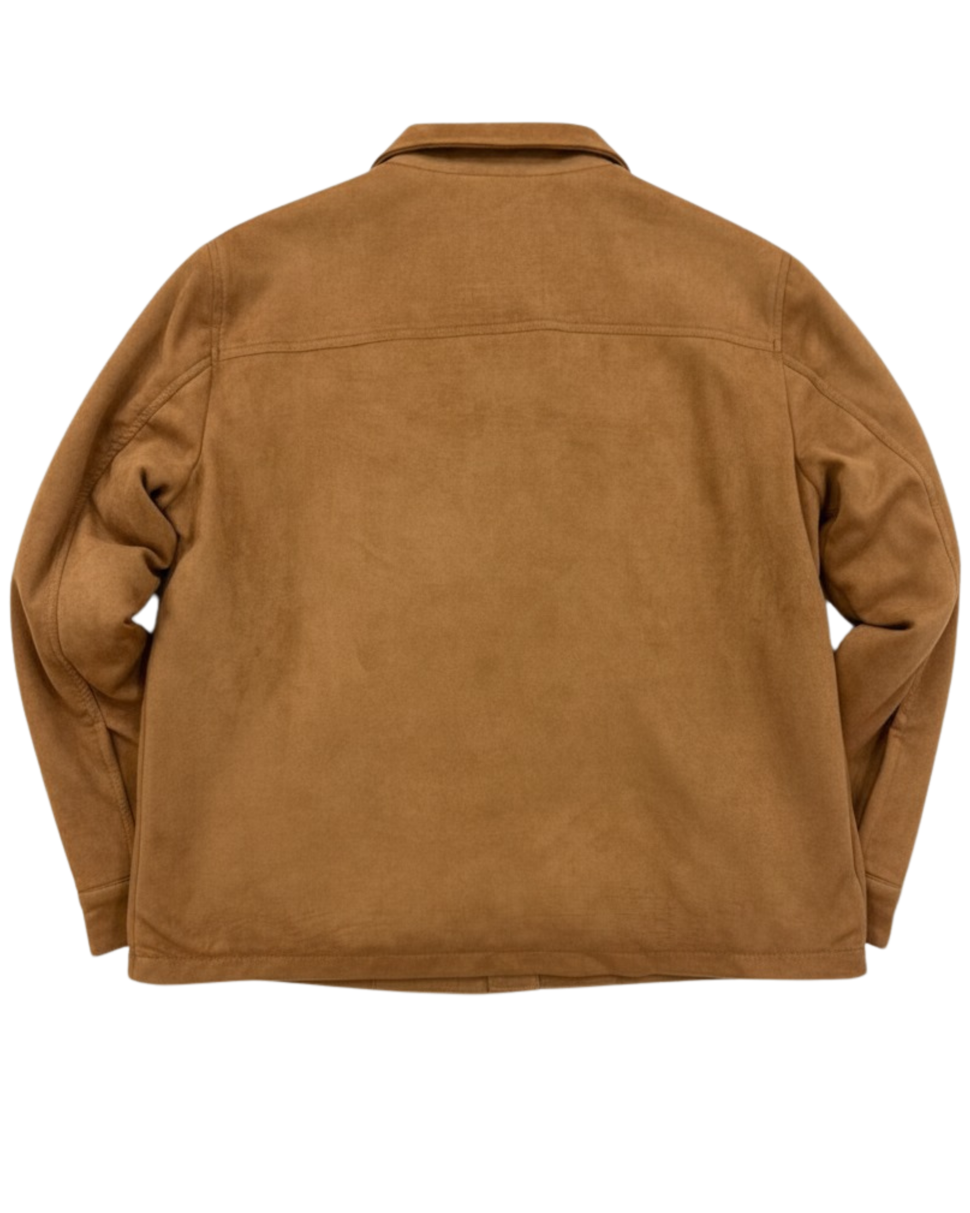 VLK Classic Tan Suede Overshirt Jacket