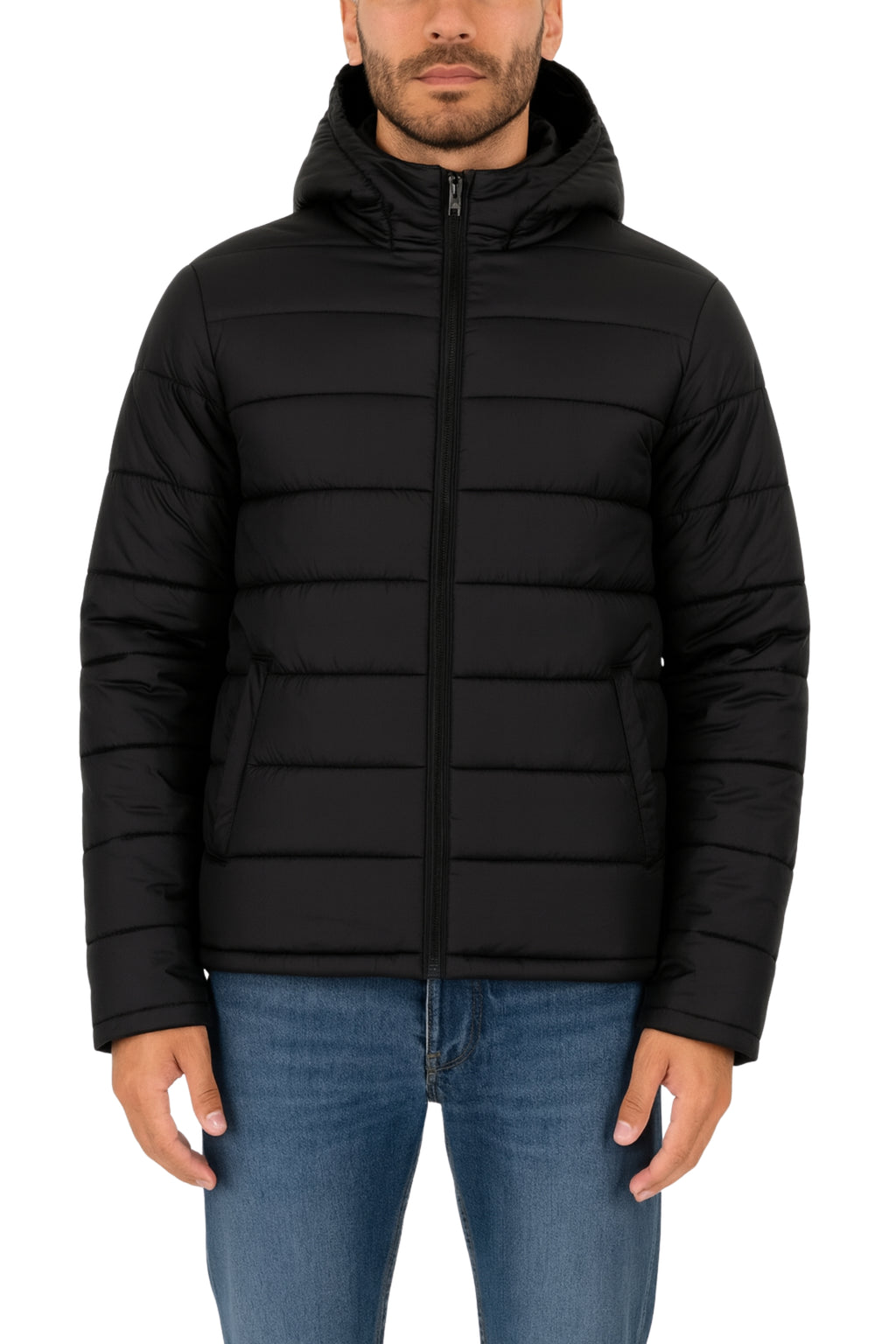 AURA-LUXE MATTE PUFFER BLACK