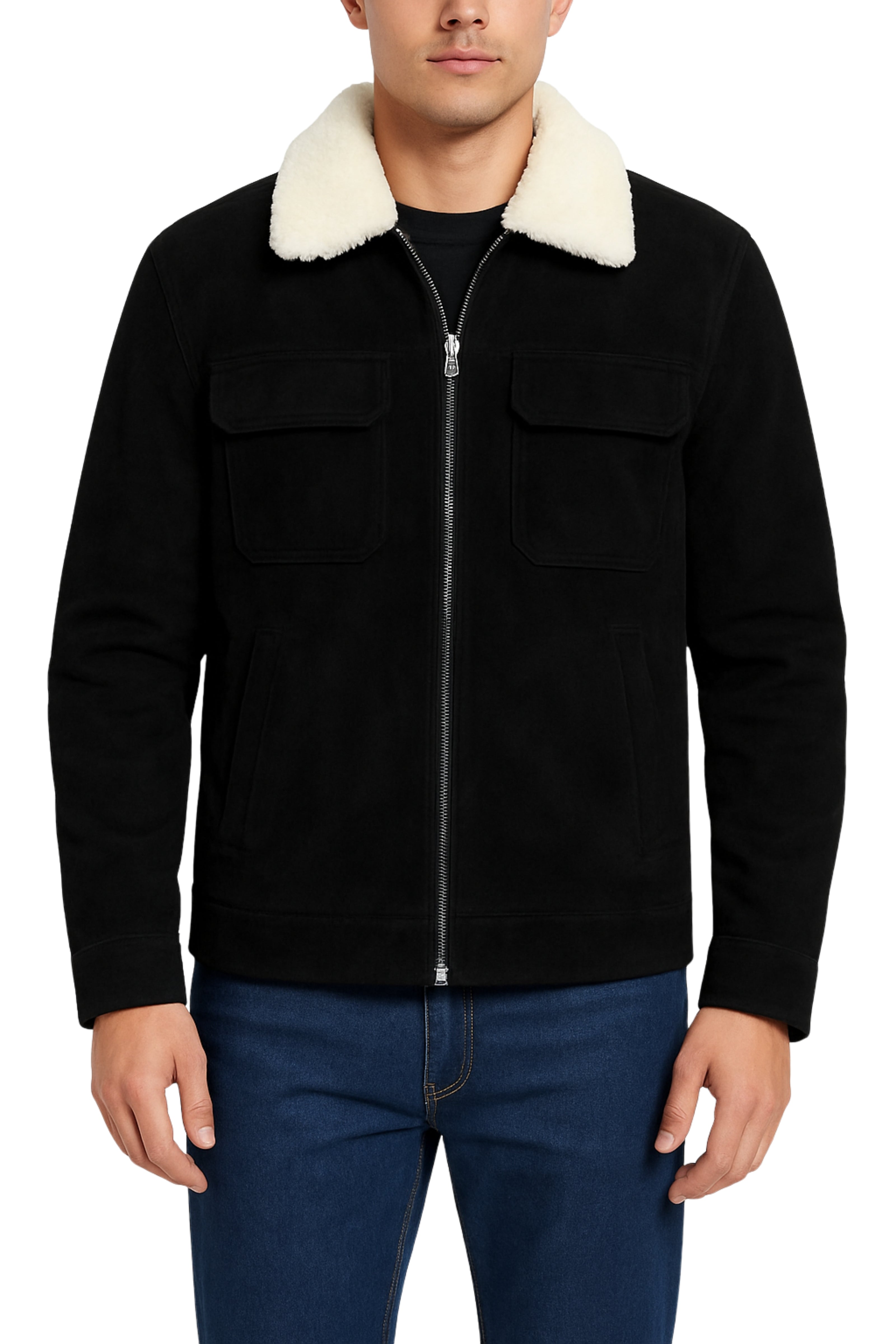 VLK Heritage Suede Aviator Jacket