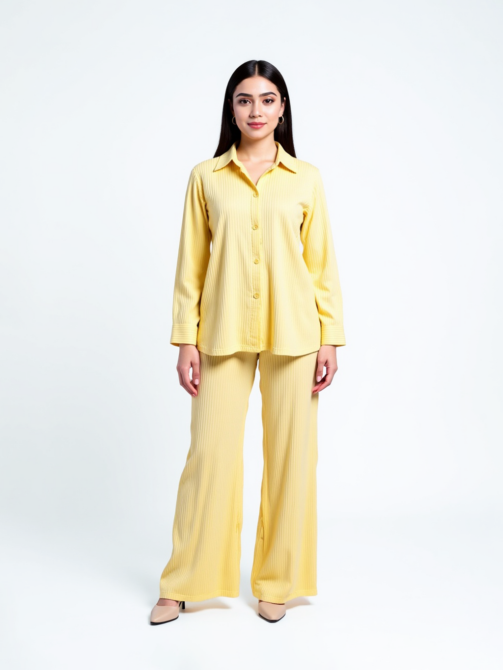 Aura Ribbed Set (Yellow)
