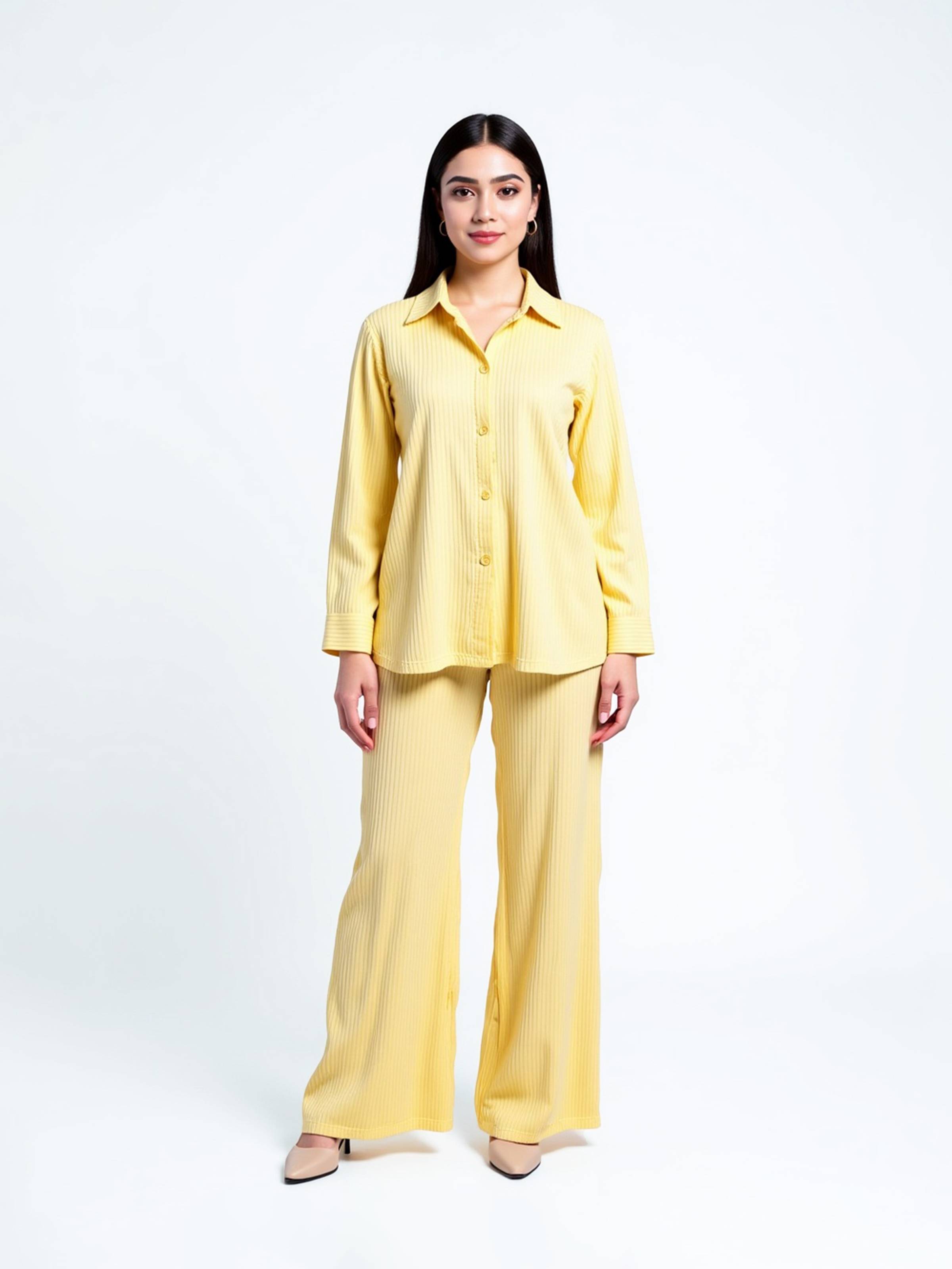 Aura Ribbed Set (Yellow)