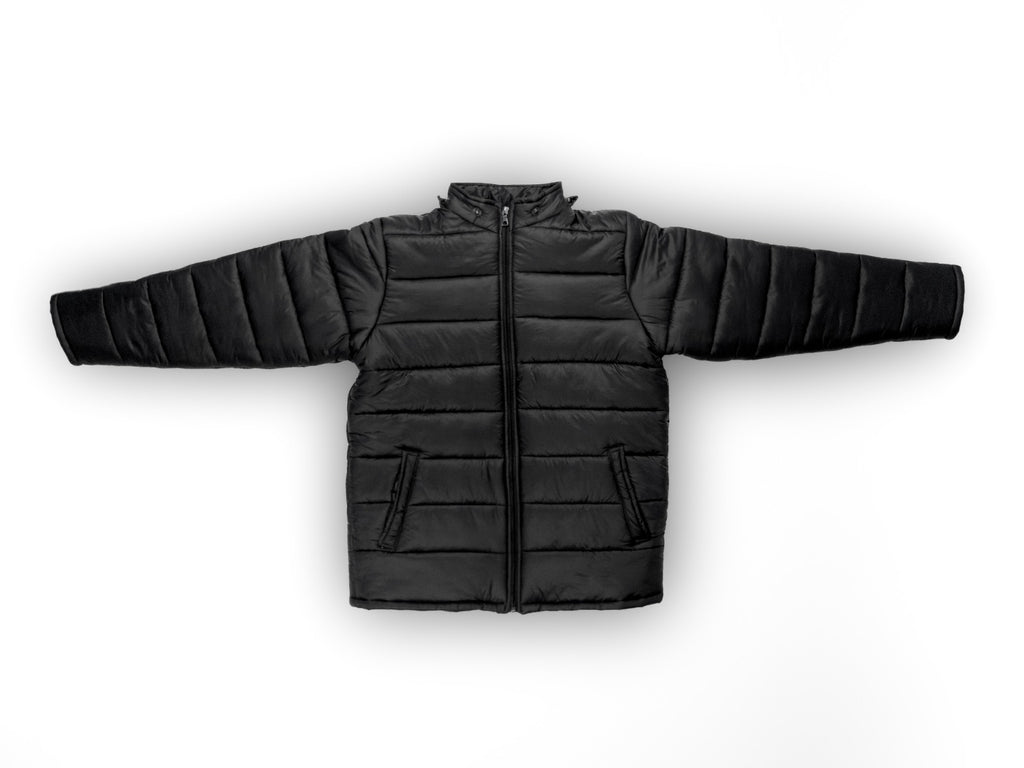 AURA-LUXE MATTE PUFFER BLACK