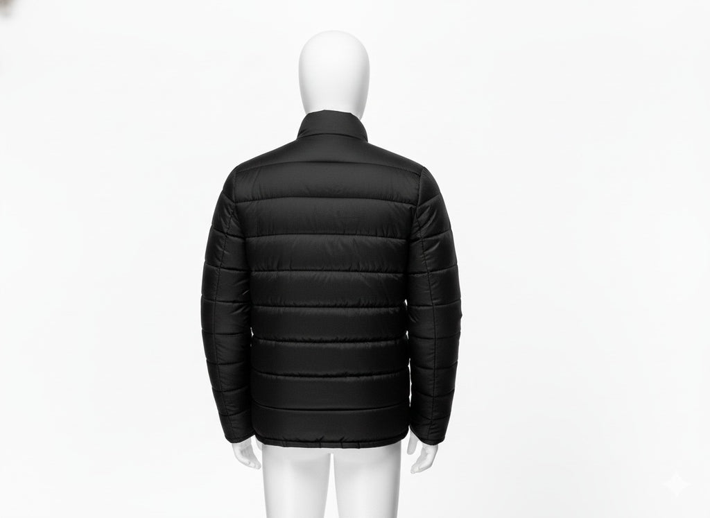 AURA-LUXE MATTE PUFFER BLACK