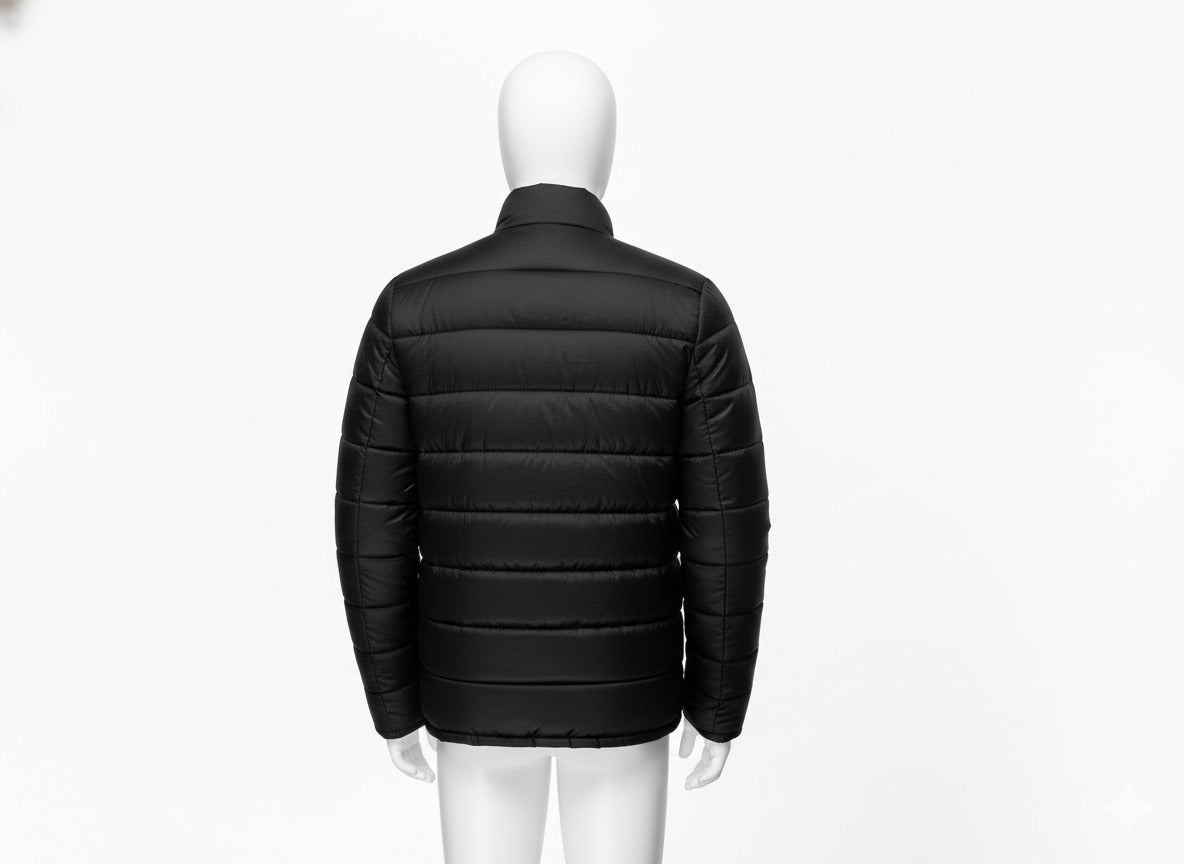 AURA-LUXE MATTE PUFFER BLACK