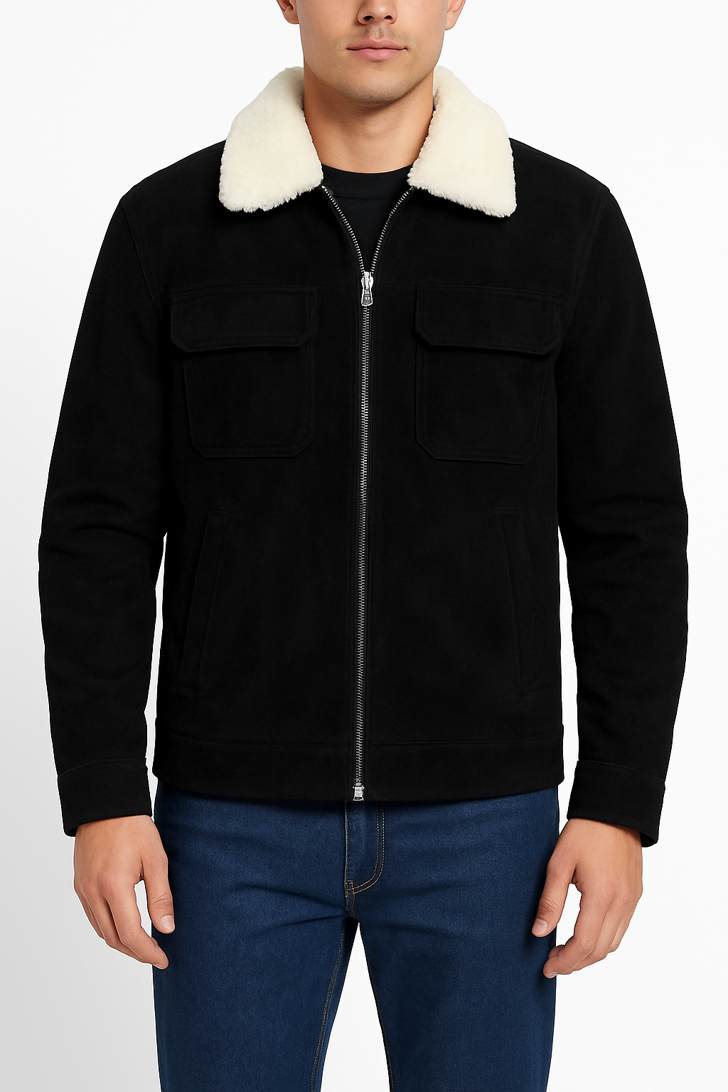 VLK Heritage Suede Aviator Jacket