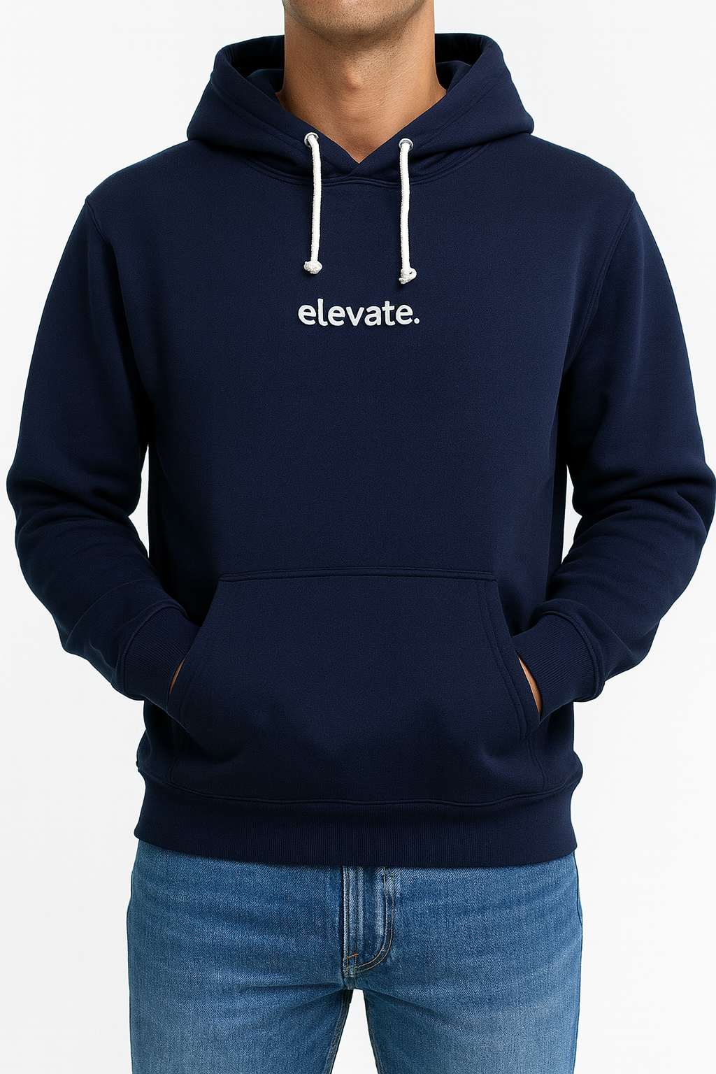 Essential Luxe Hoodie Navy