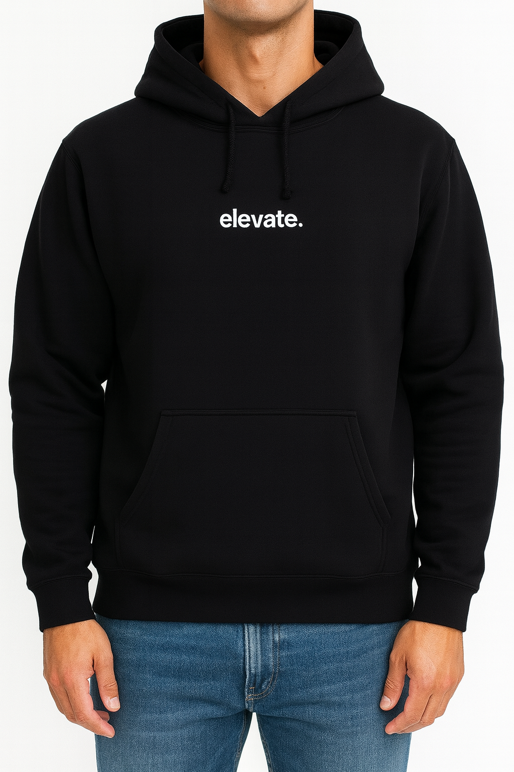 Essential Luxe Hoodie Black