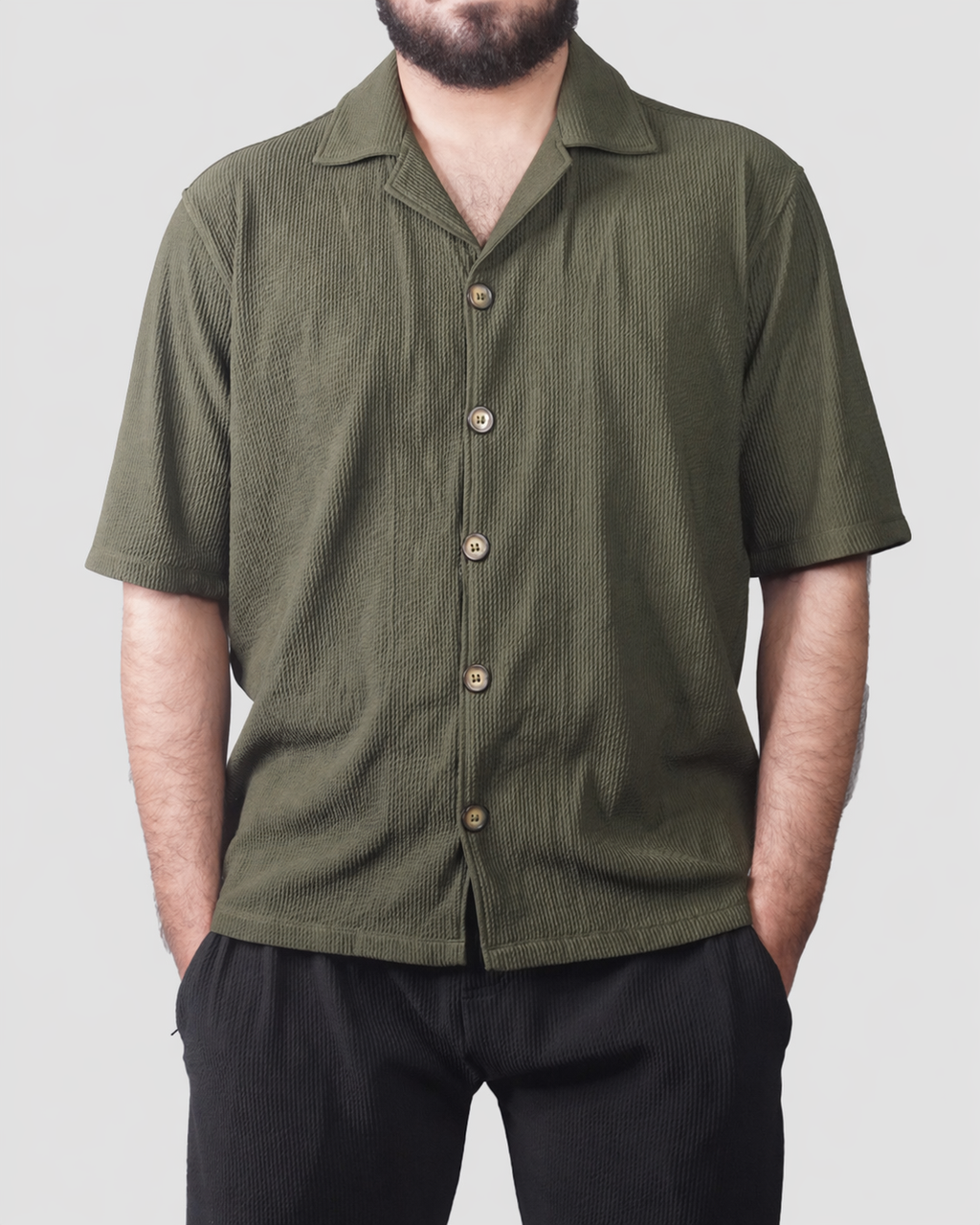 Sorrento Resort Shirt (Olive)