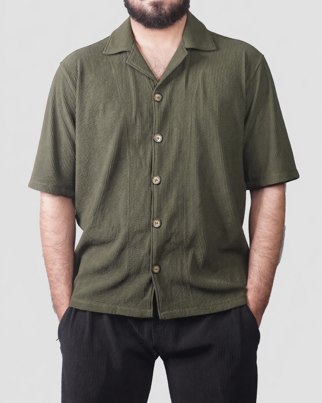 Sorrento Resort Shirt (Olive)